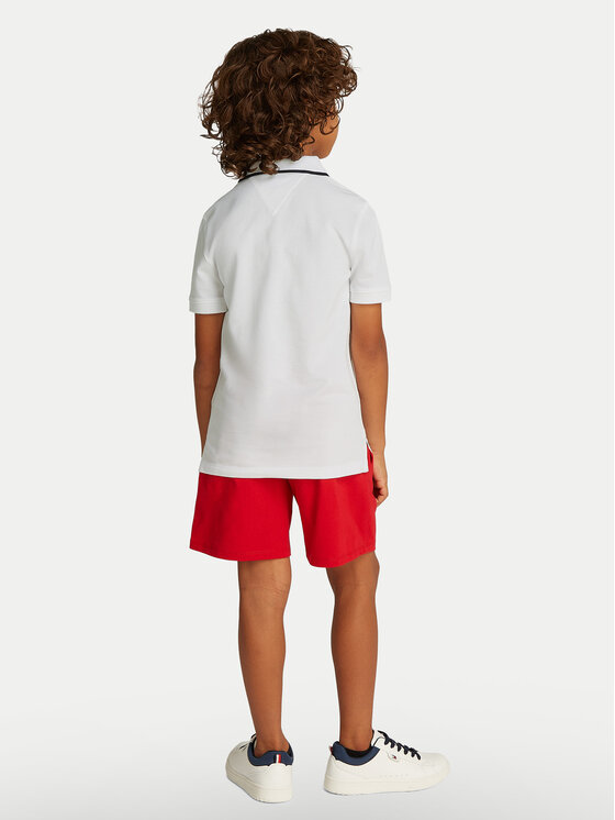 Рубашка поло стандартный крой KB0KB09524 D Tommy Hilfiger, белый — фото 2
