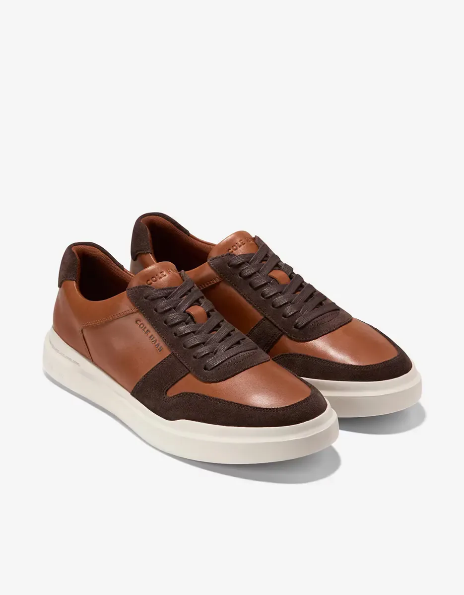 Мужские спортивные туфли классического стиля, выполненные из кожи Cole Haan, коричневый — фото 4