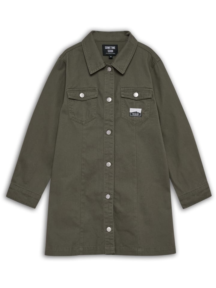 

Платье Sometime Soon Dress L/S Stsamara Mädchen, цвет DUSTY OLIVE