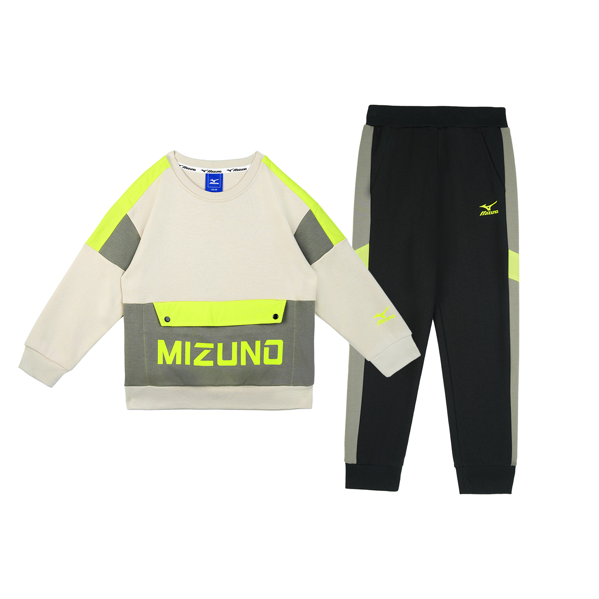 

Повседневная спортивная детская абрикосовая футболка Mizuno