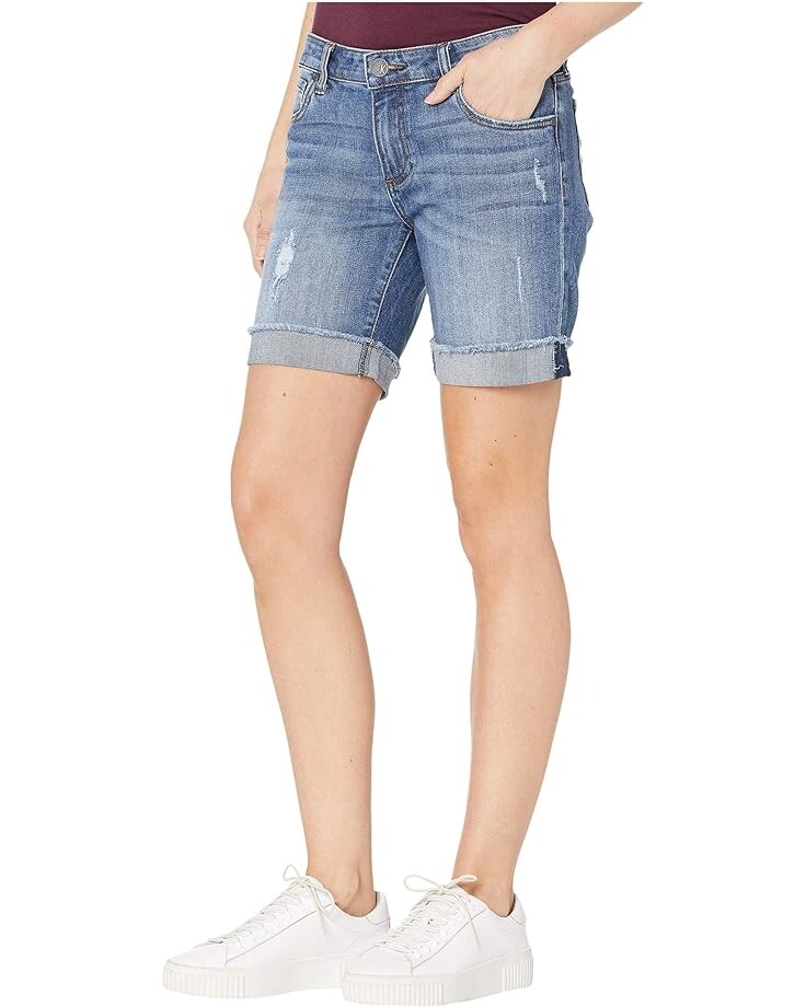 

Шорты KUT from the Kloth Catherine Boyfriend Jean Shorts, цвет Concept