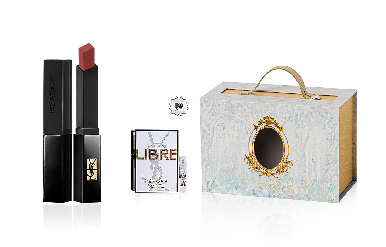 Губная помада MAC #549 + Yves Saint Laurent Libre + подарочная коробка — фото 4