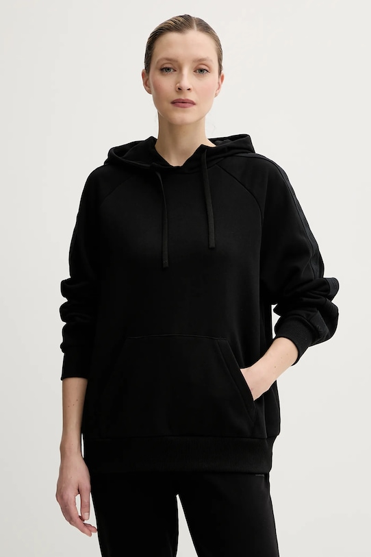 

Хлопковая толстовка Armani Exchange, черный