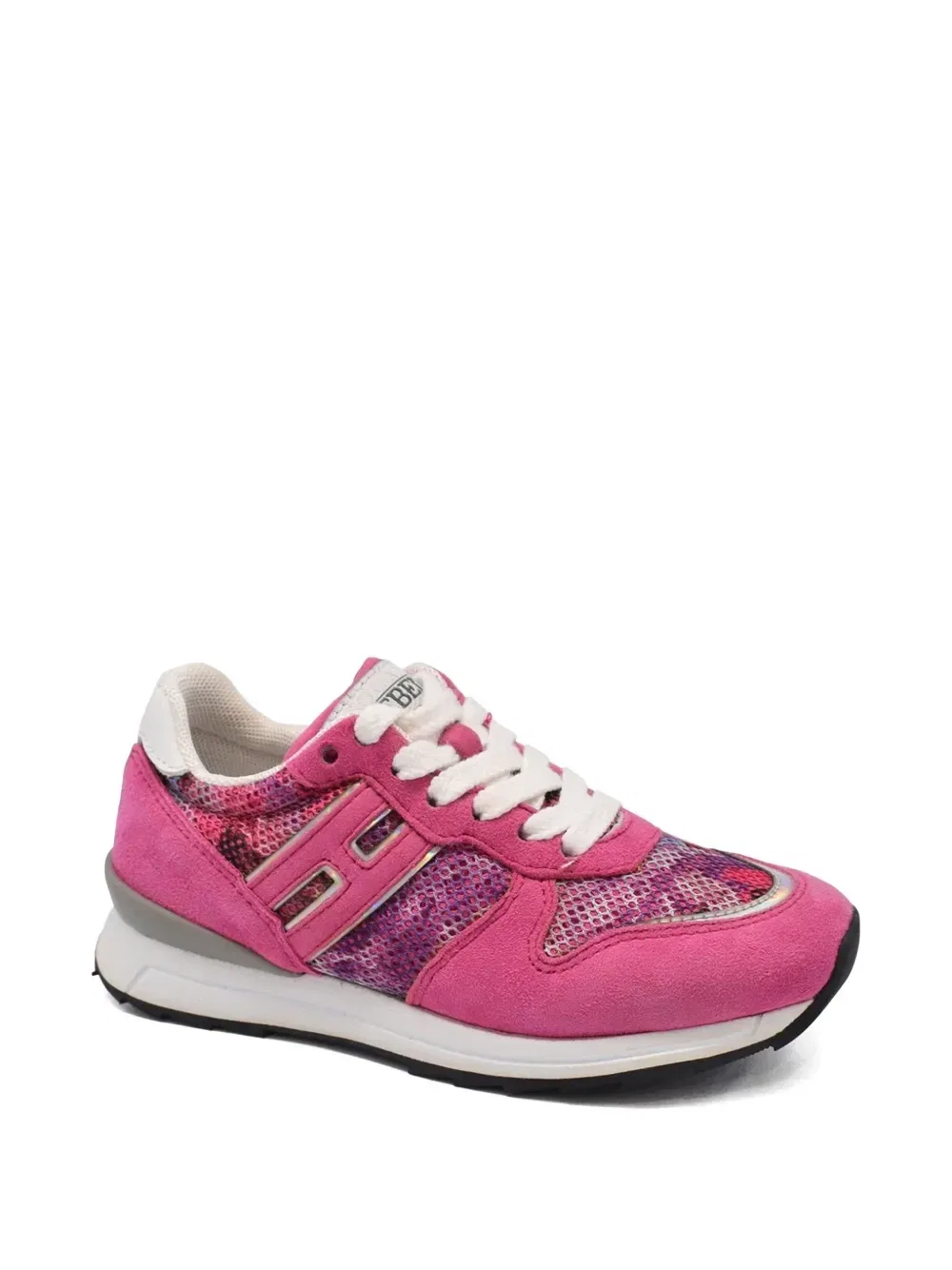 Кроссовки на шнуровке Hogan Kids, розовый