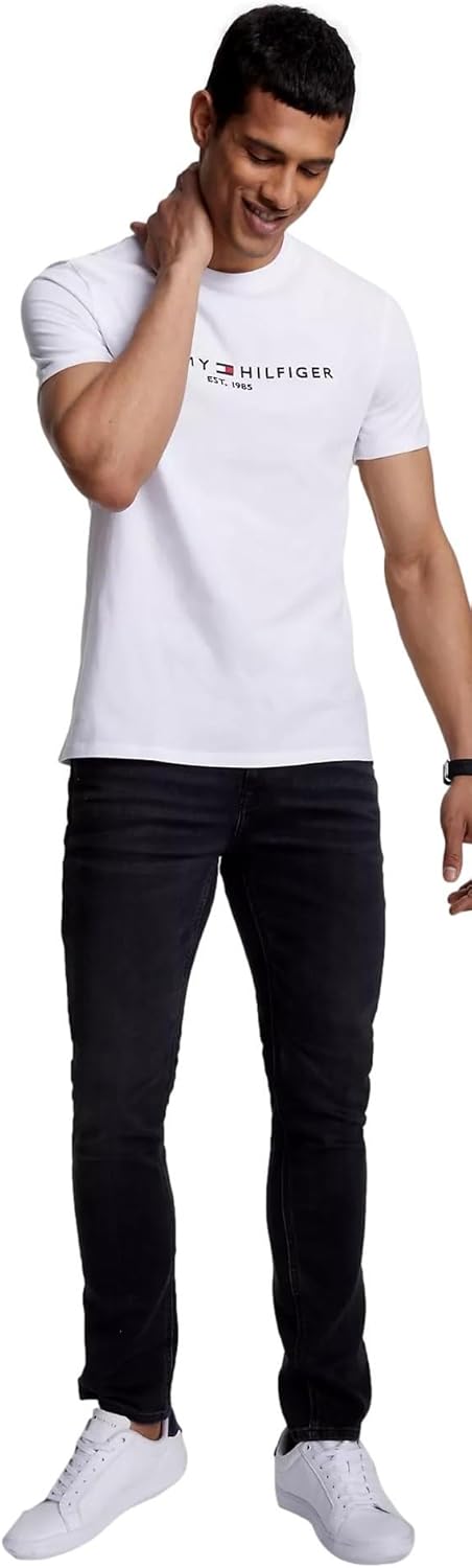 

Мужская футболка с короткими рукавами и принтом Tommy Hilfiger, Perfect White., Белый, Мужская футболка с короткими рукавами и принтом Tommy Hilfiger, Perfect White.