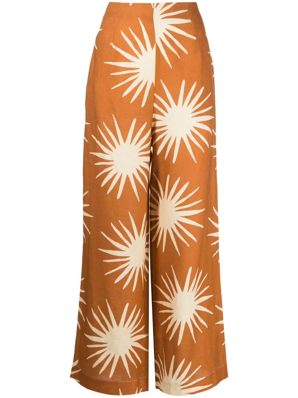 

Льняные брюки Toya Cala de la Cruz, коричневый