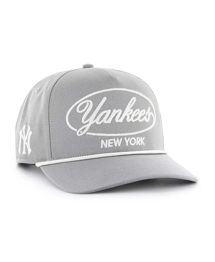

Мужская серая бейсболка New York Yankees Foundational Hitch Adjustable '47 Brand