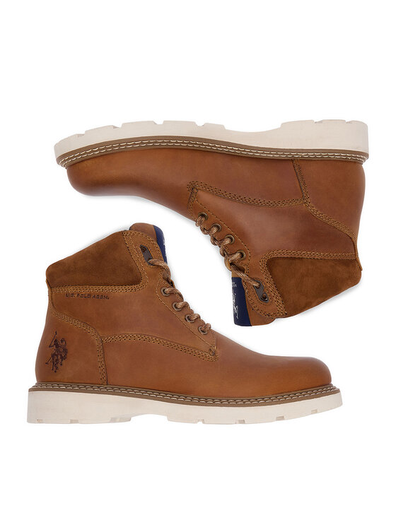 Туфли на шнуровке EO-PATRIZ001M/EL1 U.S. Polo Assn., коричневый — фото 4