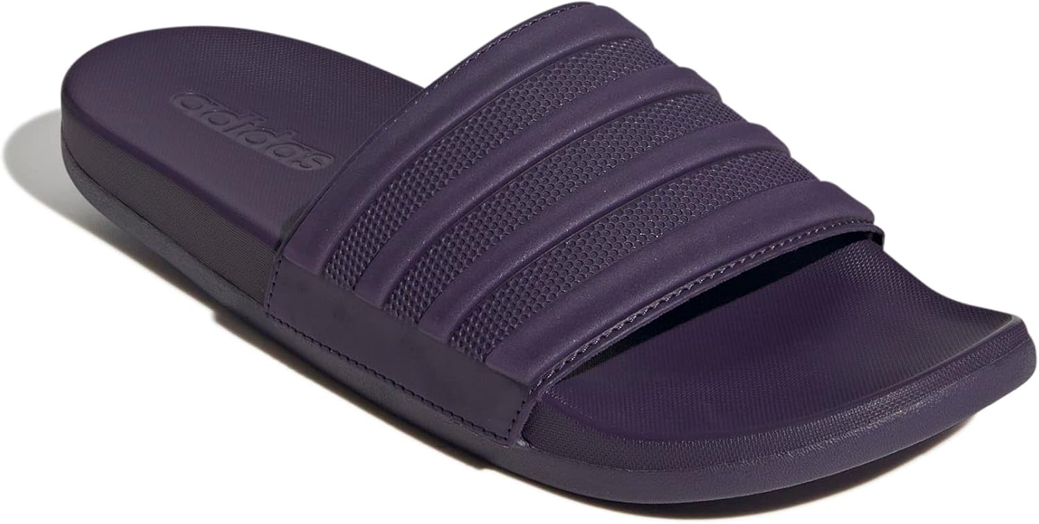 Шлепанцы adidas Adilette Comfort (унисекс), Aurora Plum/Aurora Plum/Aurora Plum — фото 4