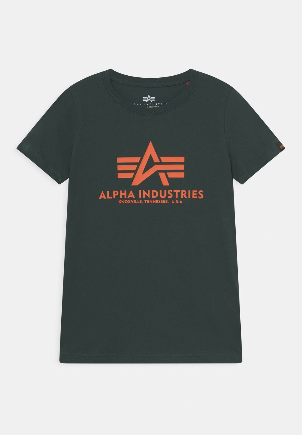 

Футболка с принтом Alpha Industries, цвет dark petrol