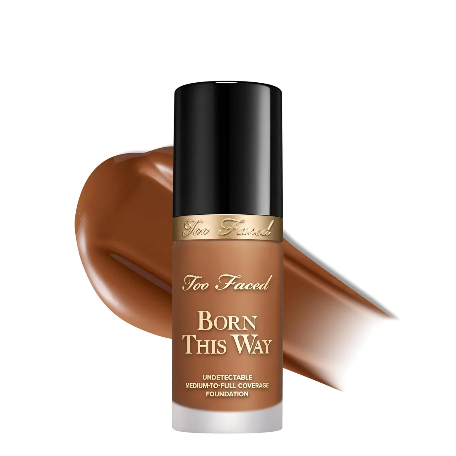 Тональный крем Too Faced Born This Way Natural Finish Longwear Liquid Foundation | Среднее и плотное покрытие | Увлажняющий + без масел, 21 Maple (Deep with Neutral Undertones)