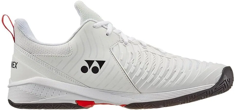 Мужские кроссовки для песчаных кортов Yonex Sonicage3 Wide, 2-White Red — фото 3
