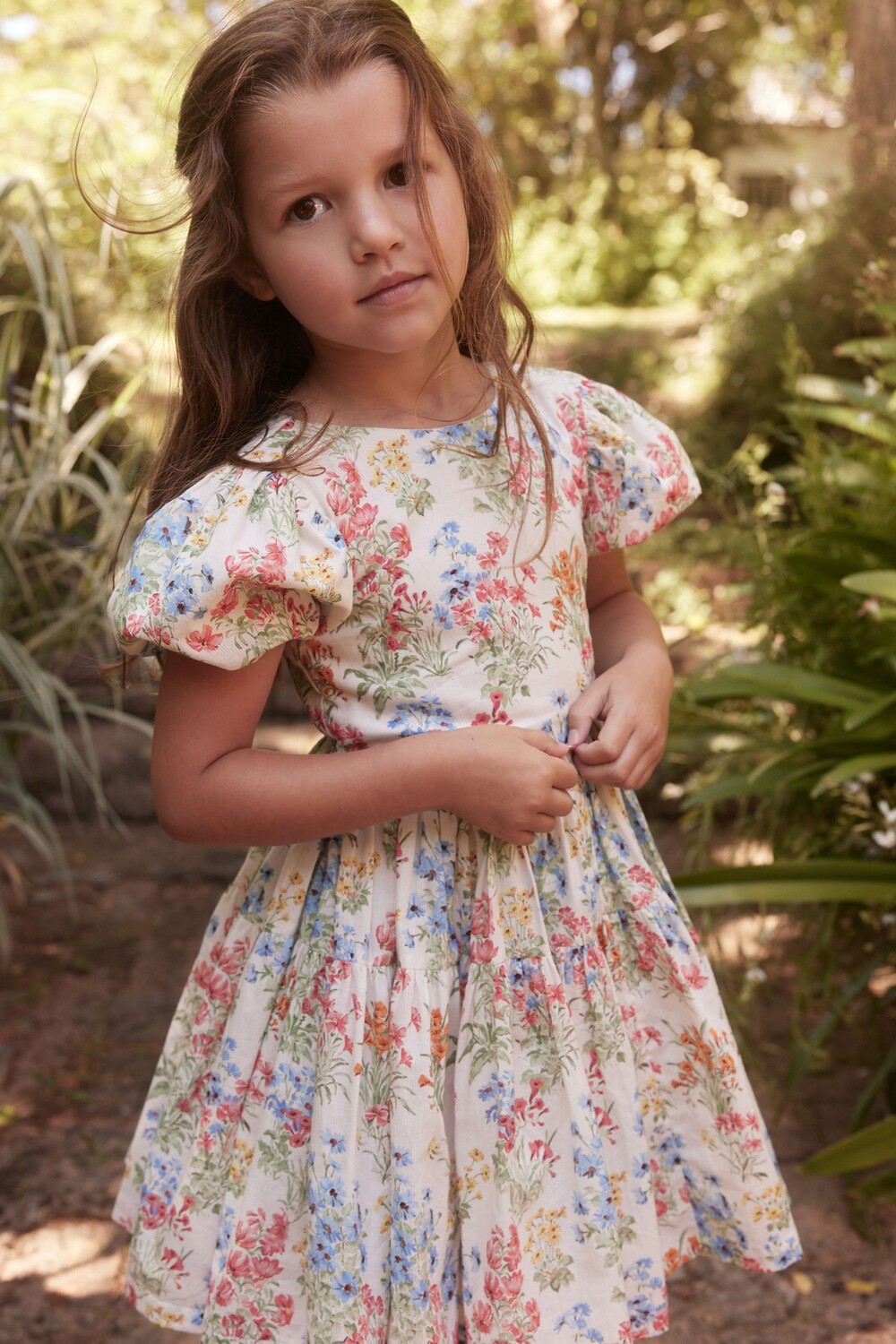 

Выпускное платье с бантом на спине Laura Ashley, мультиколор
