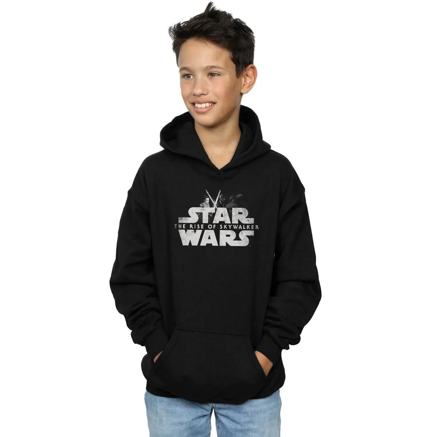 Худи с принтом Star Wars Disney, черный
