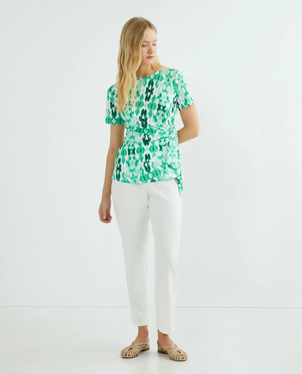 

Женские однотонные эластичные брюки Zermatt, цвет Natural