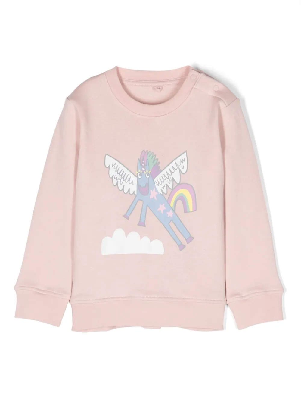 

Толстовка с принтом Stella McCartney Kids, розовый