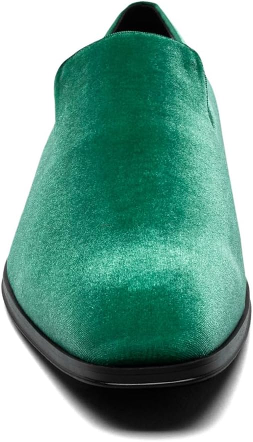 Мужские лоферы Stacy Adams Savian из велюра без шнурков, Emerald — фото 3