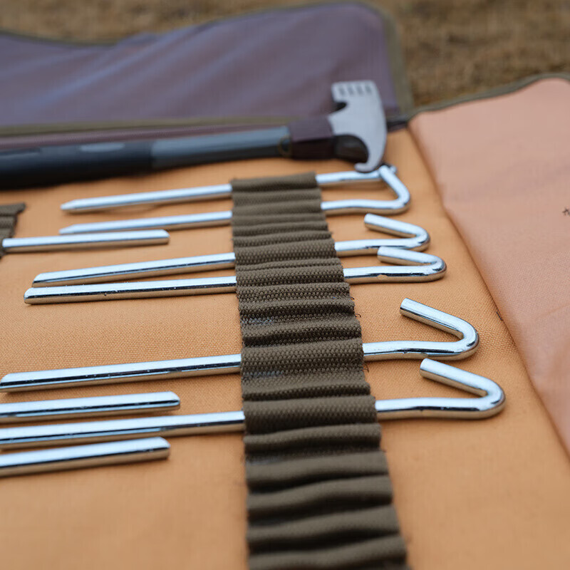 

Jingdian Guangnian кемпинговая палатка, сумка для колышков, сумка для хранения колышек, сумка для хранения, цвет хаки