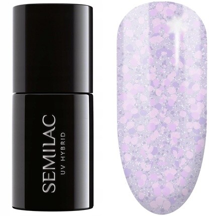 

Лак для ногтей Semilac UV Hybrid 492 Icy Lavender Bliss 7 мл