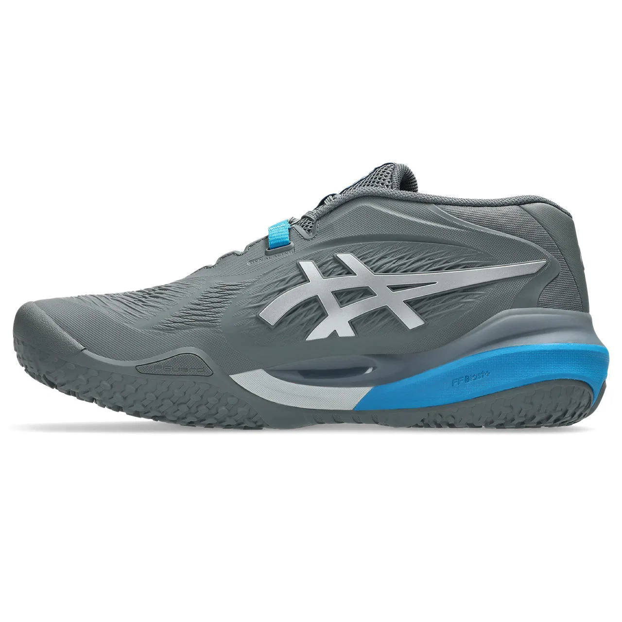 Мужские кроссовки для тенниса «GEL-RESOLUTION 10 OC WIDE» от ASICS, Steel Grey/Pure Silver — фото 3