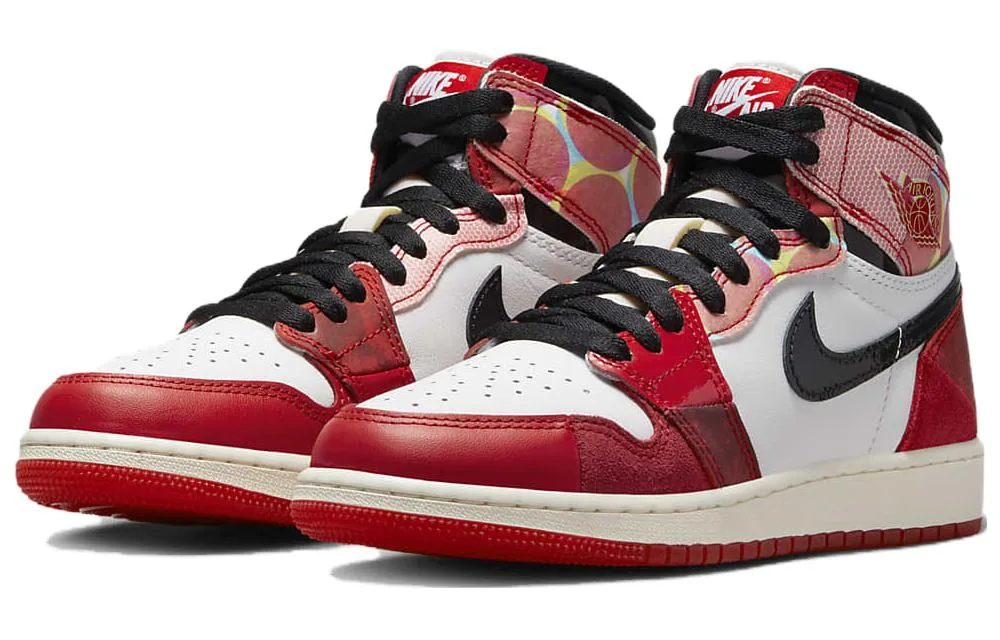 Кроссовки Nike Air Jordan 1 Retro High OG Spider-Man Across The Spider-Verse GS — фото 4