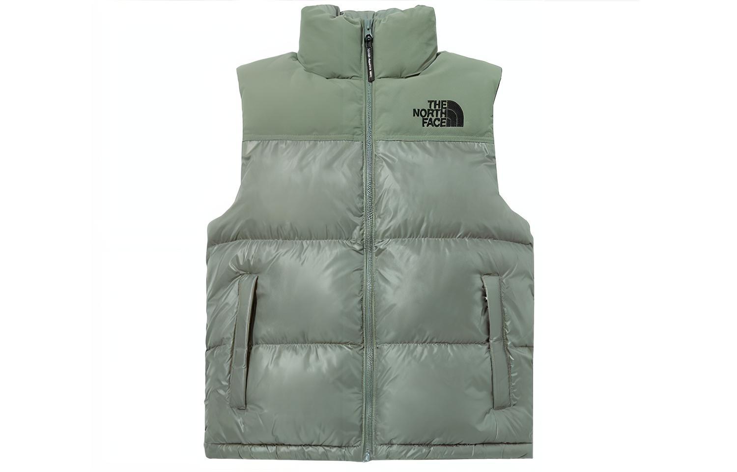 

THE NORTH FACE Пуховик Nuptse On Ball бежевый унисекс корейская версия, Khaki Green
