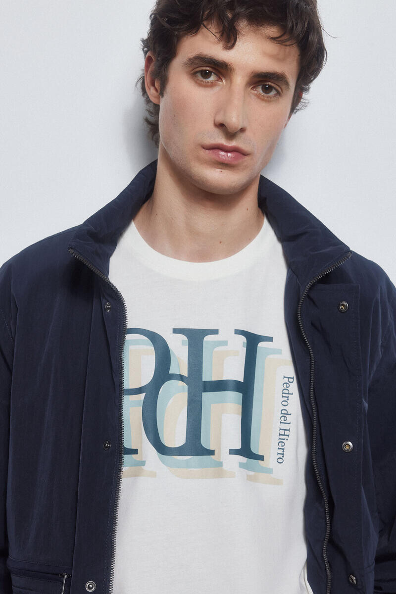

Футболка с логотипом Pedro del Hierro, белый