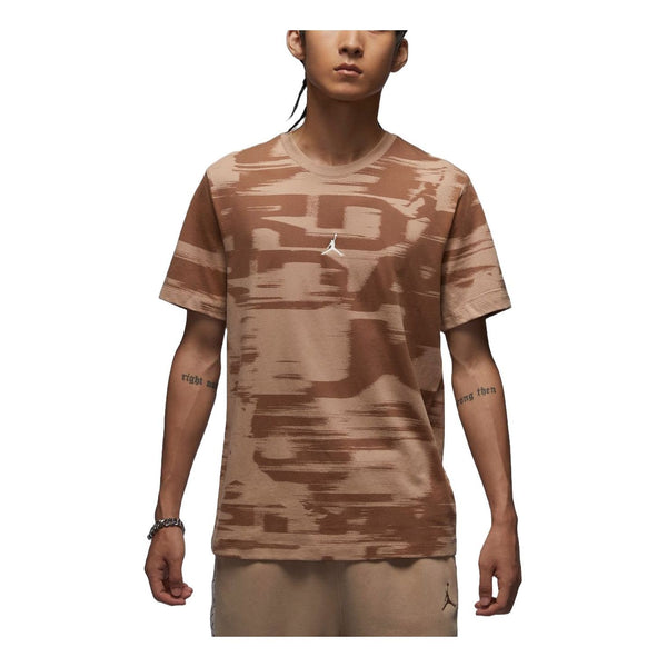

Футболка mvp graphic t-shirt asia sizing 'light brown' Air Jordan, коричневый