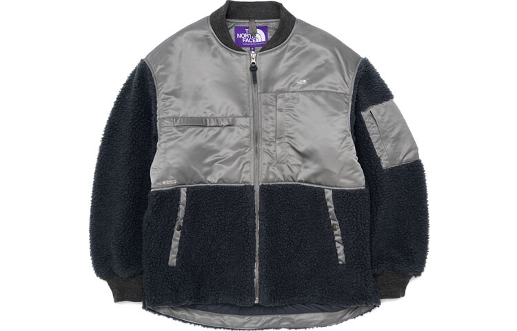 

Флисовая куртка унисекс темно-серого цвета The North Face Purple Label, темно-серый