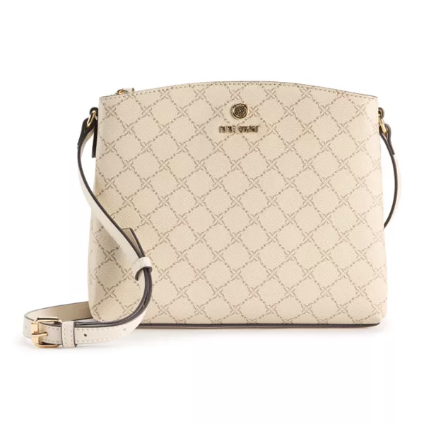 

Сумка через плечо Siera с тремя отделениями Nine West, цвет mushroom logo