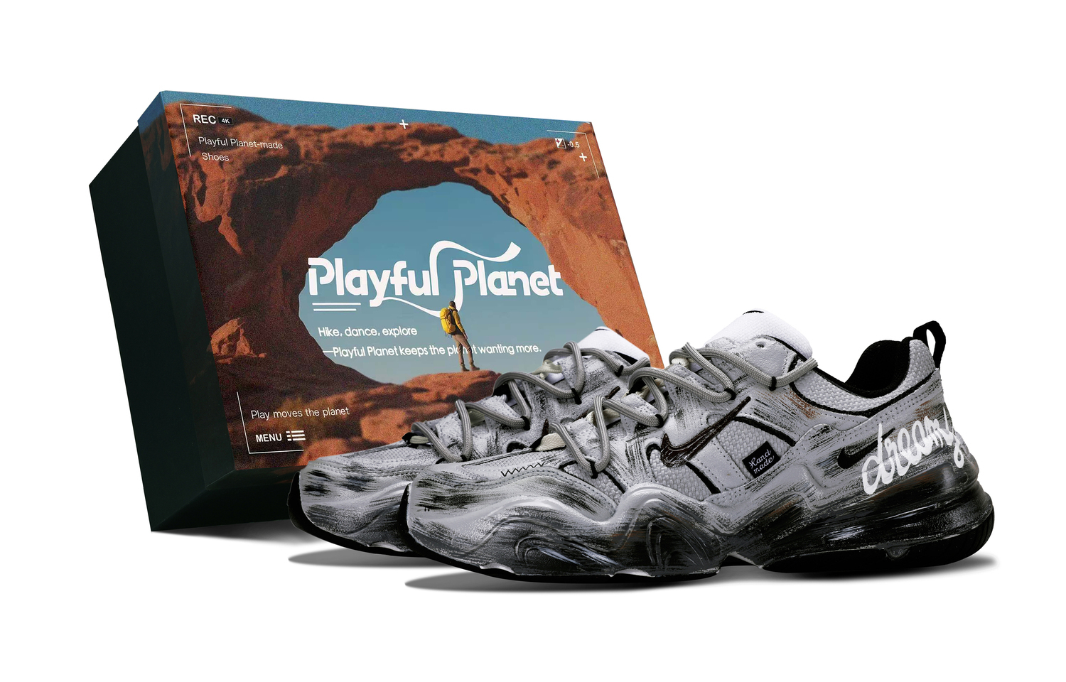 

Технология Hera устойчивые к истиранию низкие кроссовки мужские Nike, серый