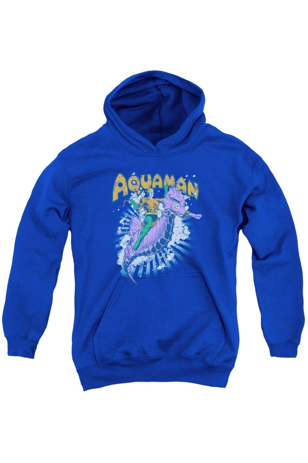 

Толстовка с капюшоном DC Comics Ride Free Youth Gildan, синий