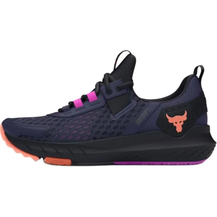 Under Armour Project Rock BSR 4 удобные нескользящие износостойкие низкие детские кроссовки для тренировок Blue Black