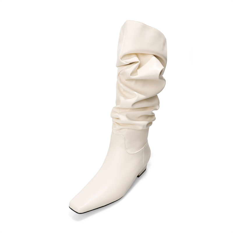 Сапоги женские 3 см Yeezyy Reezy, Ecru