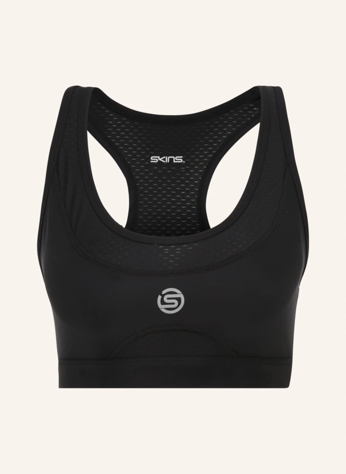 

Спортивный бюстгальтер s3 elite bra Skins, черный