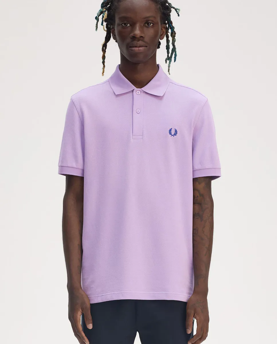 

Мужская поло с коротким рукавом и лавровым венком Fred Perry, сиреневый