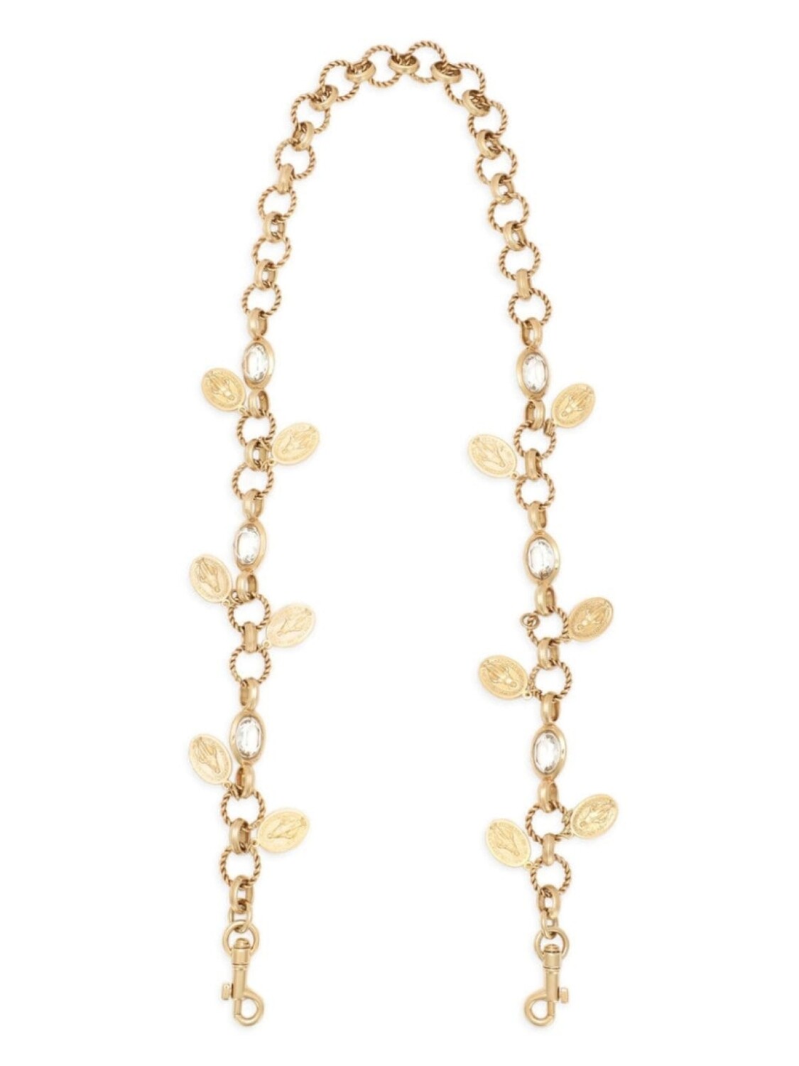 

Dolce & Gabbana цепочный ремень с подвеской, золотистый, Золотой, Dolce & Gabbana цепочный ремень с подвеской, золотистый