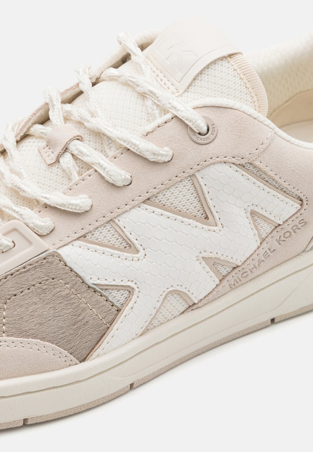 

Кроссовки на шнуровке REBEL LACE UP Michael Kors, бежевый