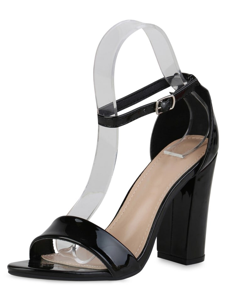 

Сандалии на плоской подошве VAN HILL High Heels Chloe, цвет schwarz lack