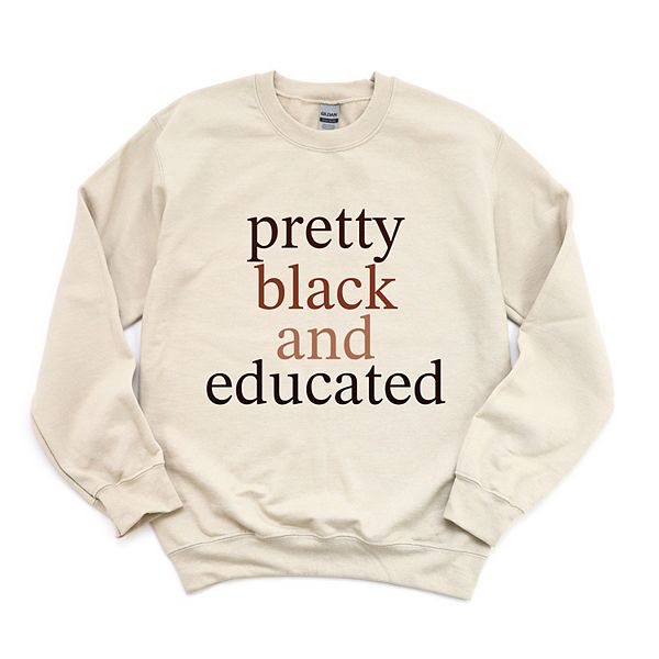 

Свитшот женский Pretty black and educated Simply Sage Market, Dust