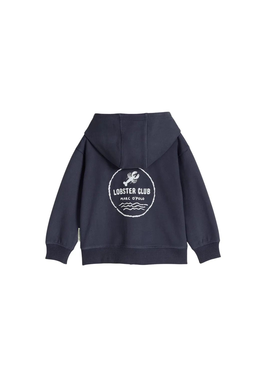 Свитшот с капюшоном из органического хлопка Marc O'Polo, синий — фото 2