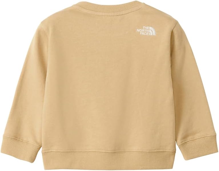 Детская спортивная толстовка The North Face с логотипом, хаки — фото 2
