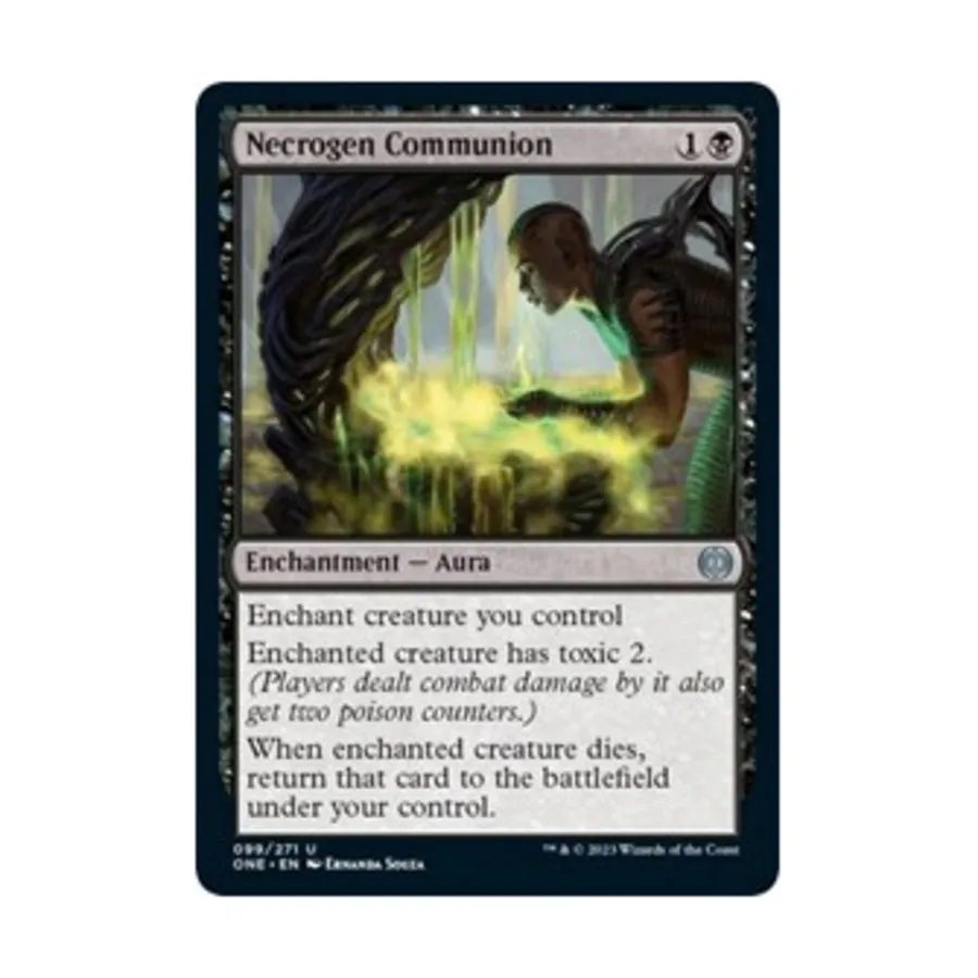 

CCG Некрогенное общение (U), MTG - Phyrexia: All Will Be One