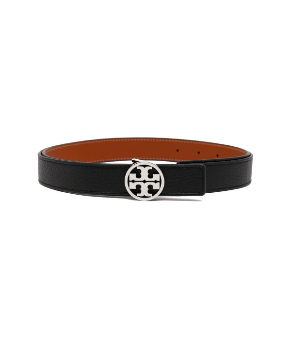

Кожаный двусторонний ремень 1" Miller Tory Burch, черный