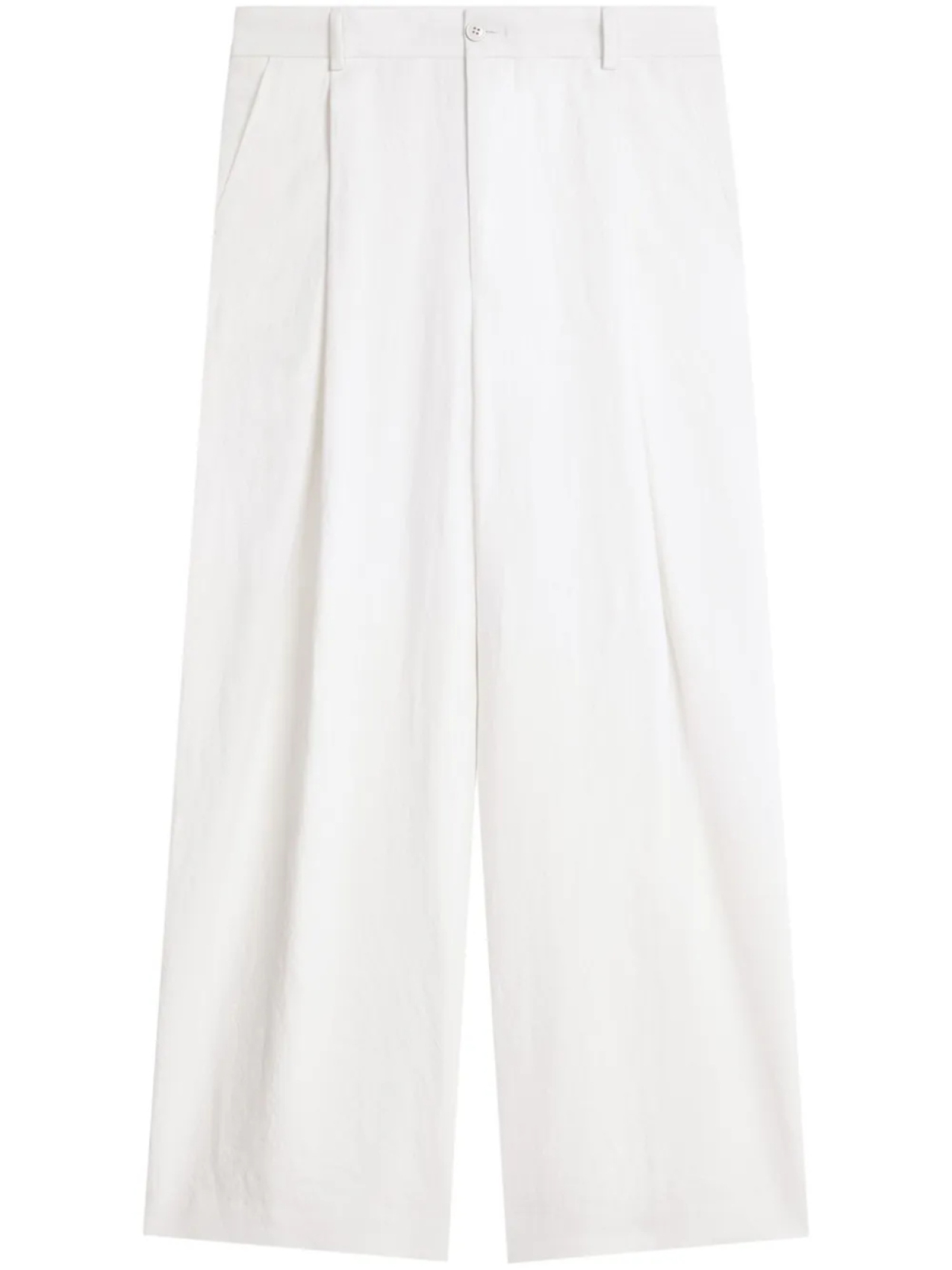 

DRIES VAN NOTEN плиссированные брюки, белый
