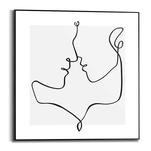 

Картина с рамкой Reinders Loves Lines, черный