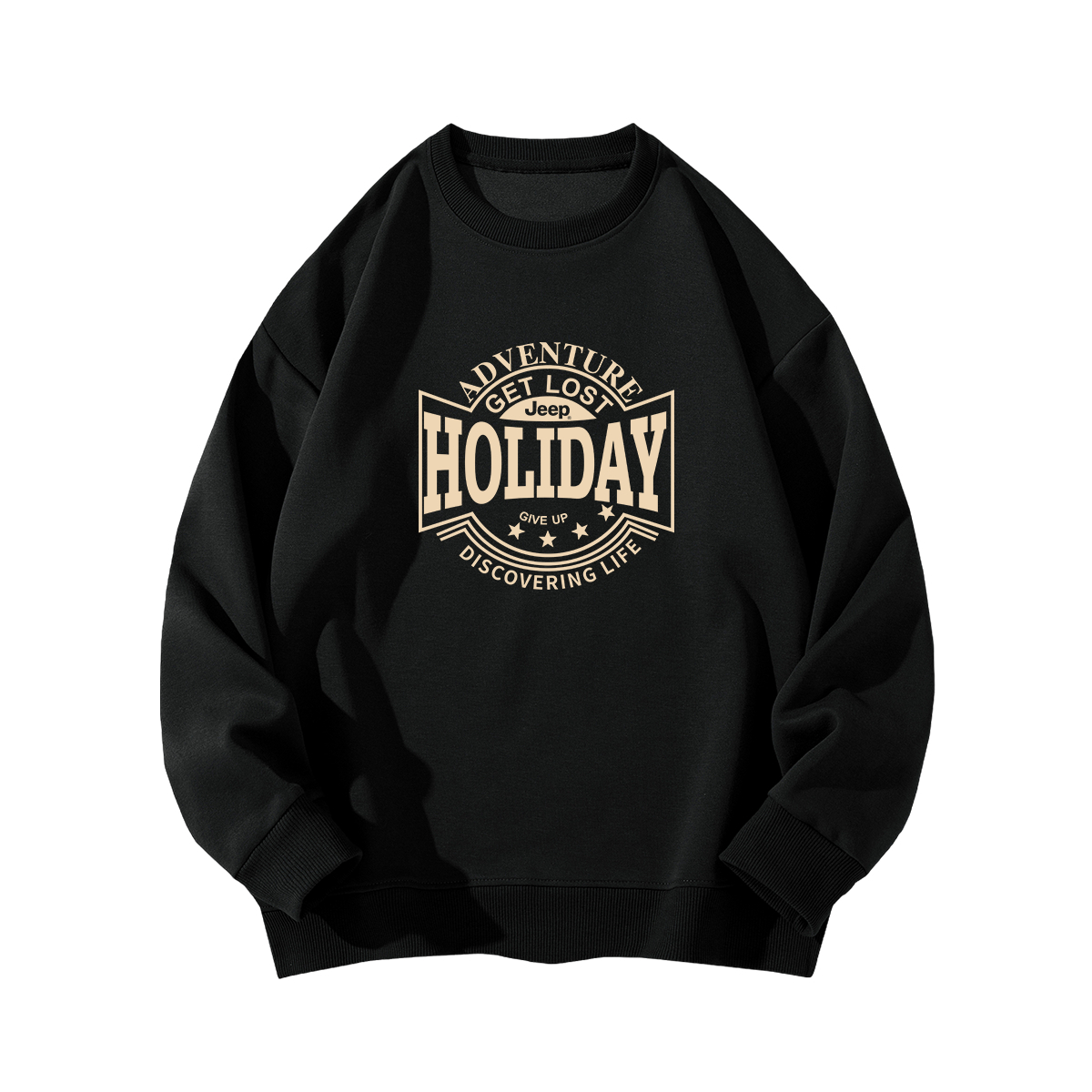 

Свитшот школьный Jeep, цвет хиттер грей