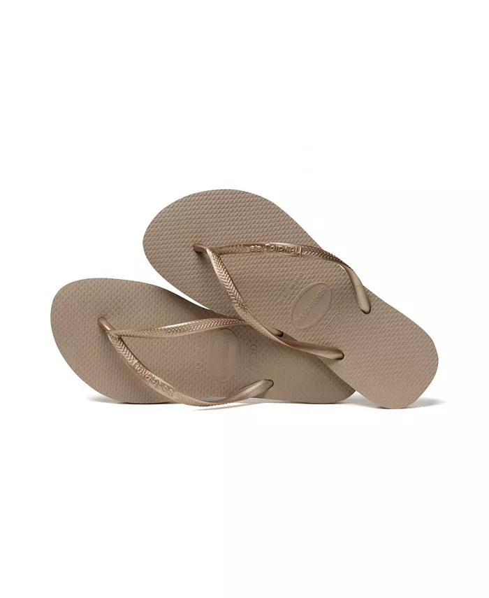 Женские узкие шлепанцы Flip-flop Havaianas, розовый — фото 3