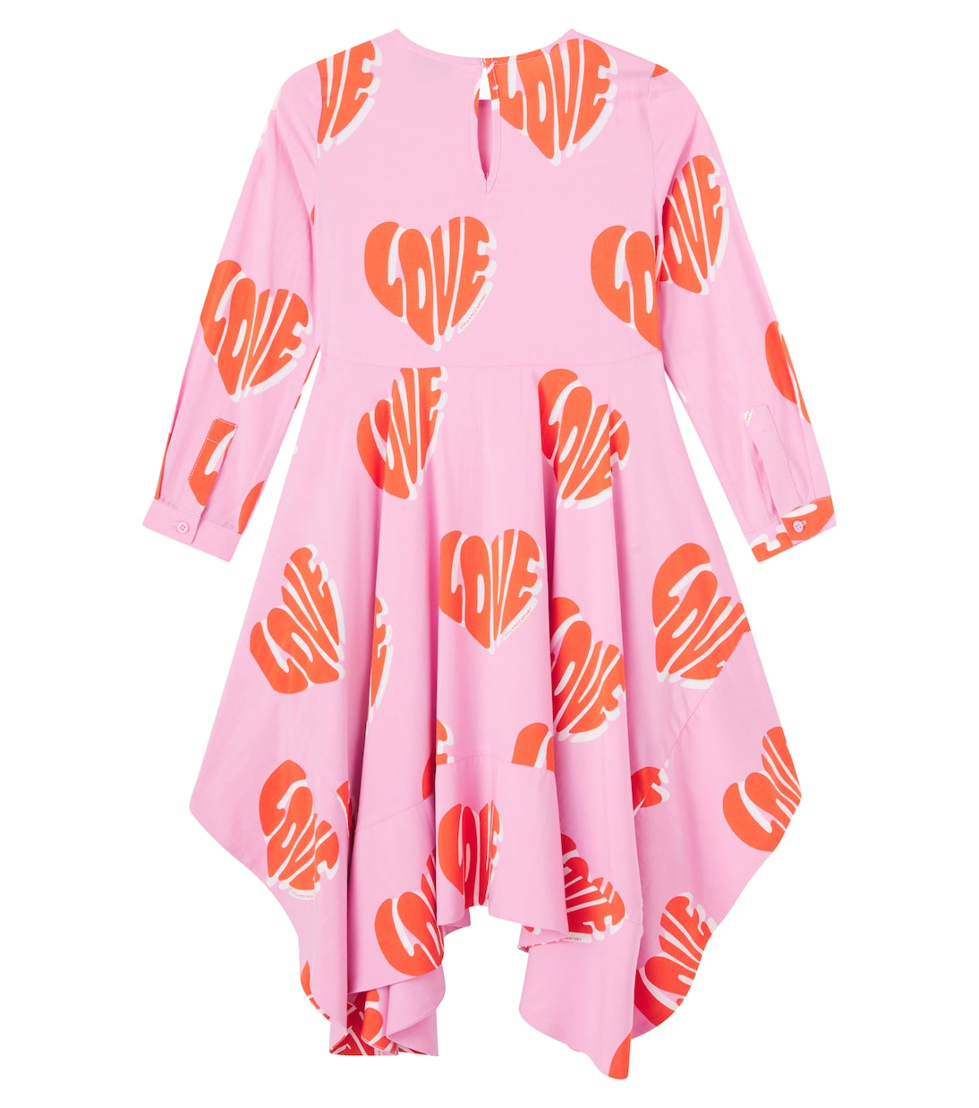 Платье из джерси с принтом Stella McCartney Kids, Rosa Fard/Multicolor — фото 3