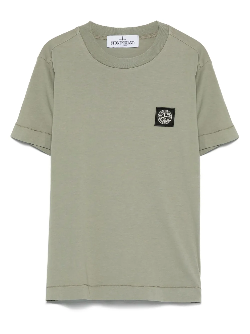 

Футболка с логотипом Compass Stone Island Junior, зеленый
